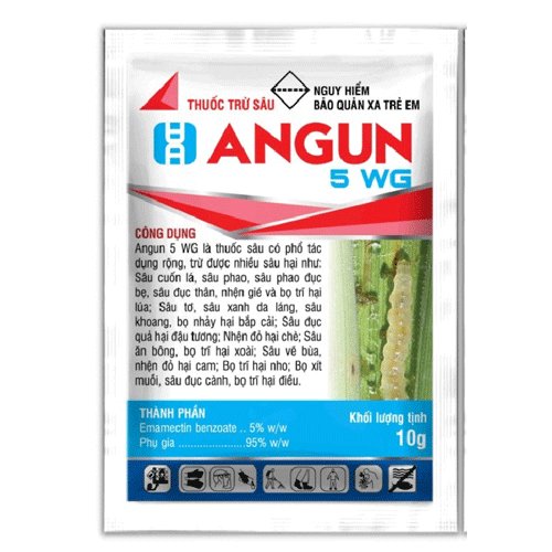 ANGUN 5 WG – Thuốc đặc trị sâu cuốn lá lúa