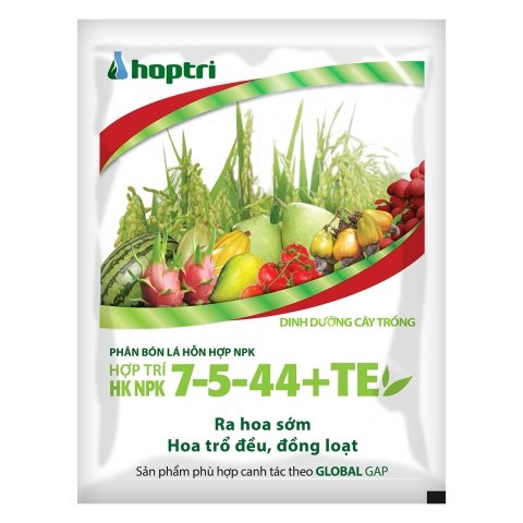 Hợp Trí HK NPK 7-5-44+TE - RA HOA SỚM - TO TRÁI - CHẮC HẠT