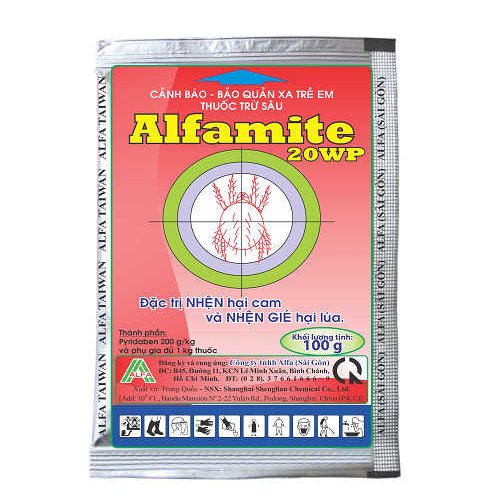 ALFAMITE 20WP - Đặc Trị Nhện Hại Cam Và Nhện Gié Hại Lúa