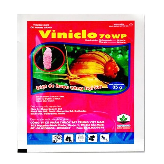 VINICLO 700WP - Thuốc Trừ Ốc Bươu Vàng