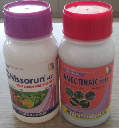 Bộ đôi siêu phẩm Nissorun & Acimetin - Diệt Sạch Sâu, Nhện Đã Kháng Thuốc - Abamectin & Hexythiazox