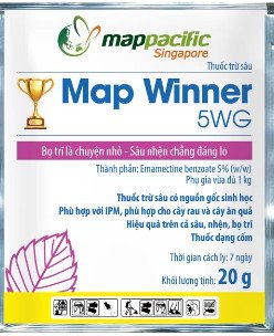 map Winner 5WG - Thuốc Trừ Sâu Sinh Học Thế Hệ Mới & Ememectin Benzoate