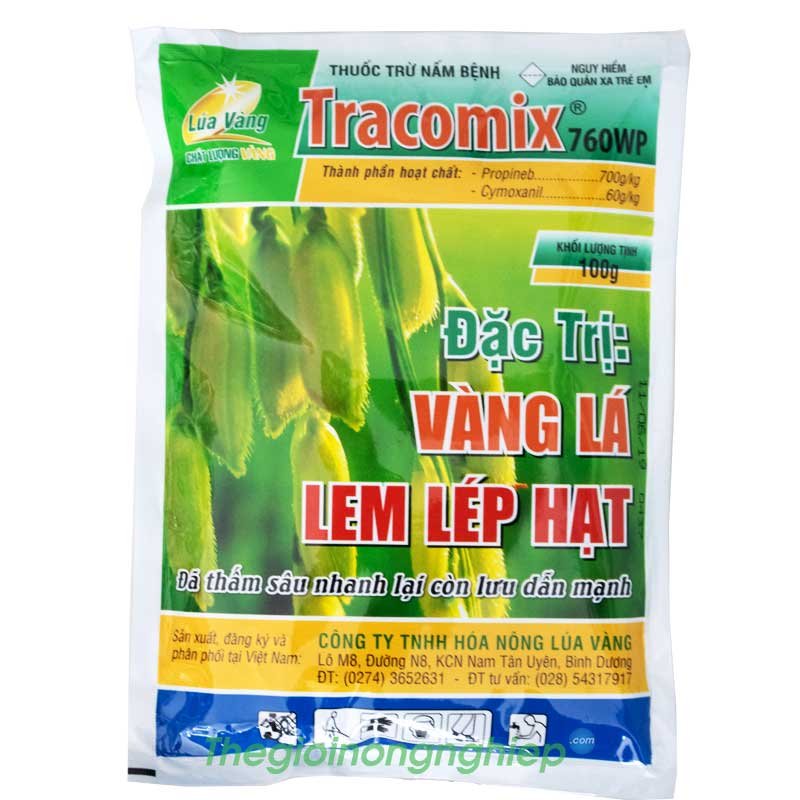 Tracomix 760WP - Thuốc Trừ Nấm Bệnh - Đặc Trị Vàng Lá, Lem Lép Hạt