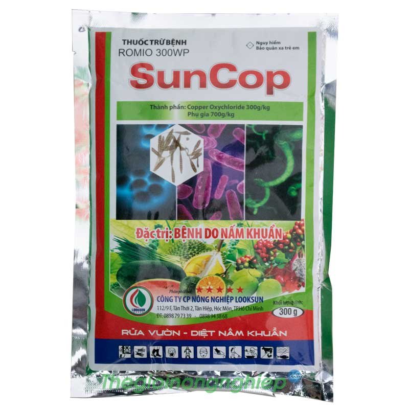 Romio 300WP - Suncop - Thuốc Đặc Trị Bệnh Do Nấm Khuẩn