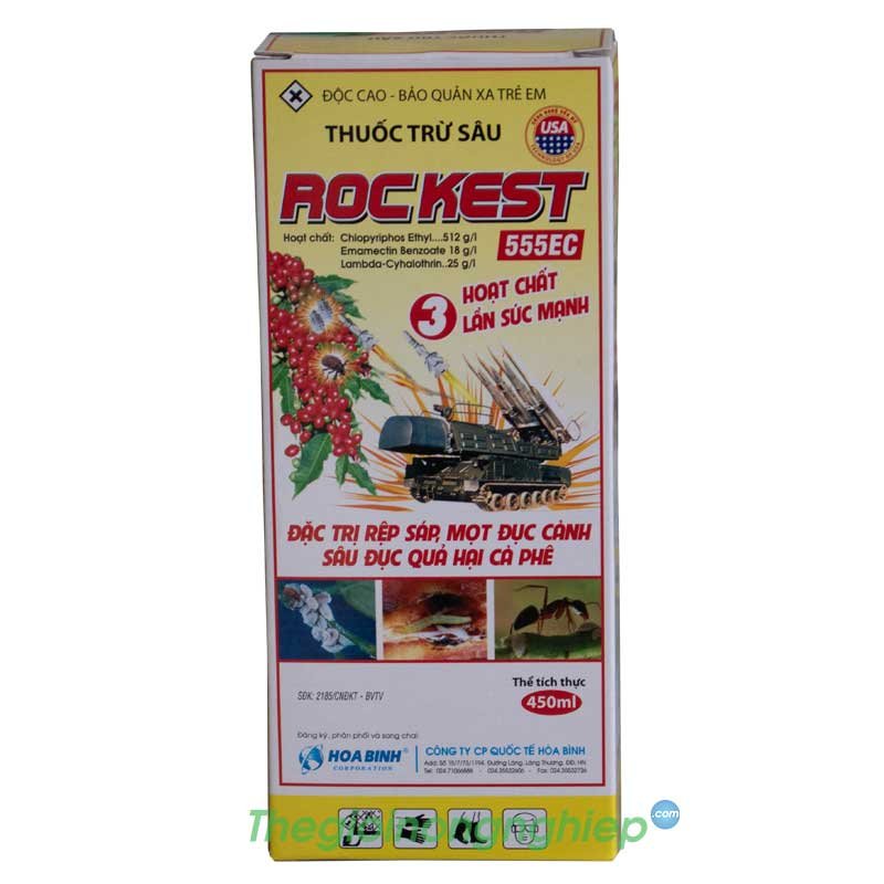 Rocket 555EC - Thuốc Trừ Sâu, Rầy Hỗn Hợp
