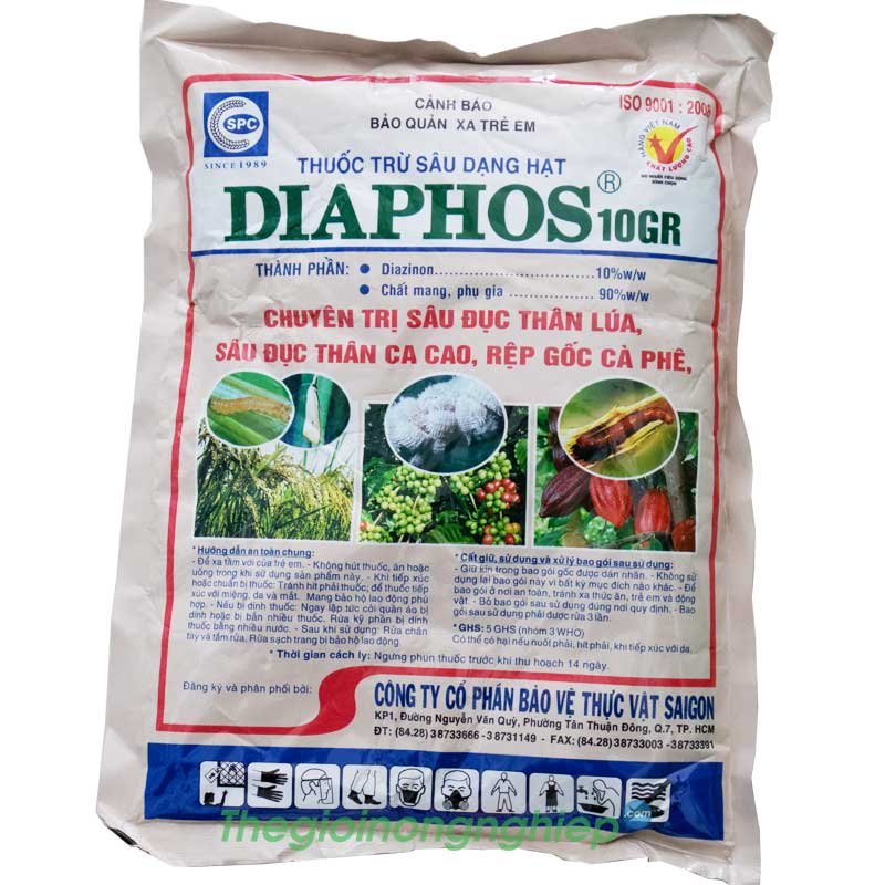 DIAPHOS 10GR - Thuốc Trừ Sâu Dạng Hạt - Diazinon