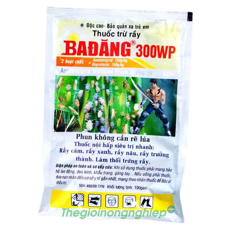 Badang 300WP - Thuốc trừ Rầy - Acetamiprid  & Buprofezin