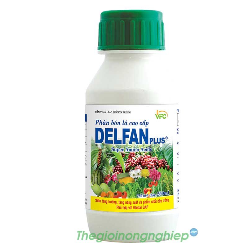 DELFAN PLUS - Phân Bón Lá Dạng Nước Đậm Đặc, Nguồn Gốc Hữu Cơ