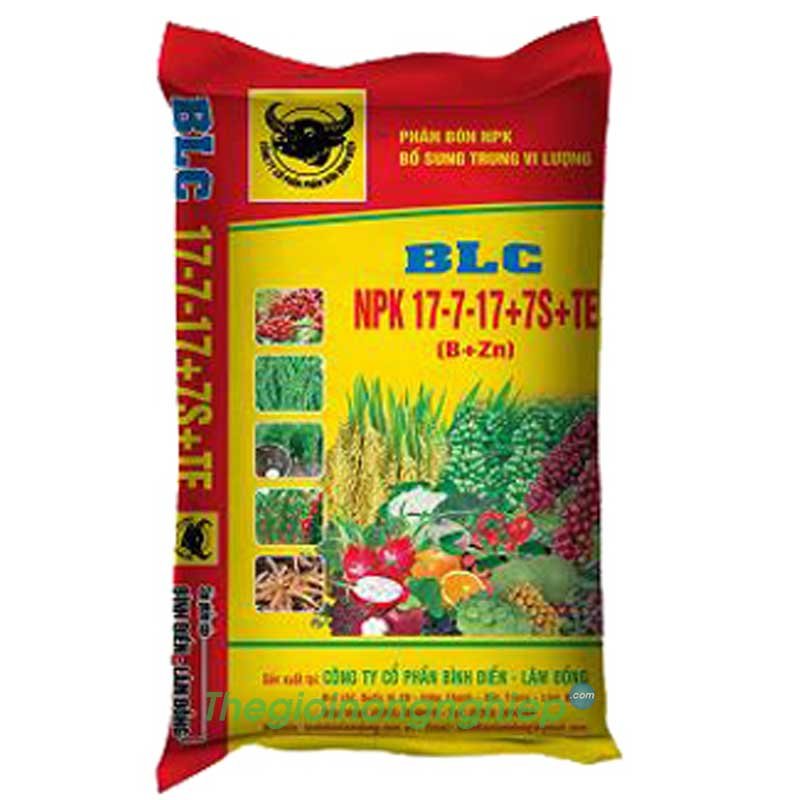 NPK Đầu Trâu 17-7-17-7S+TE