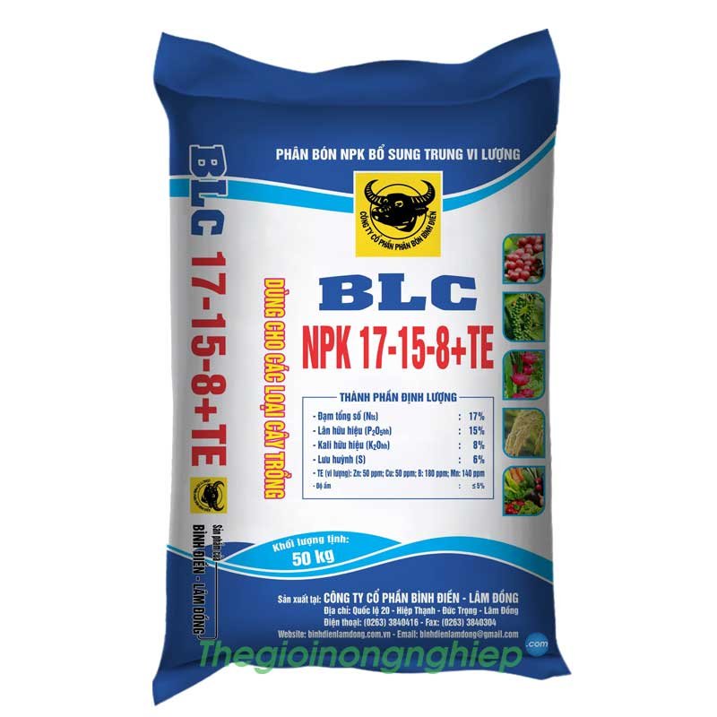 NPK Đầu Trâu 17-15-8+TE