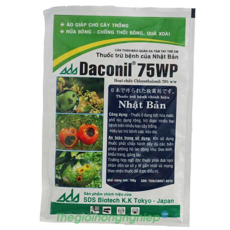 Daconil 75WP - Thuốc trừ nấm bệnh Nhật Bản - Chlorothanlonil