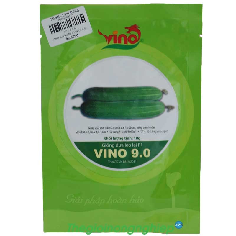Hạt Giống Dưa leo lai F1 Vino 9.0