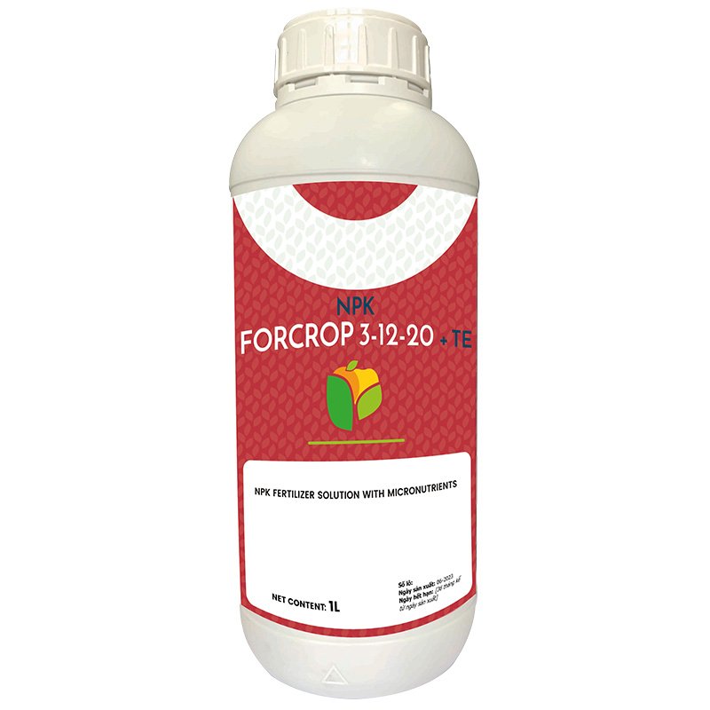 Phân Bón NPK Bổ Sung Vi Lượng NPK FORCROP 3-12-20+TE