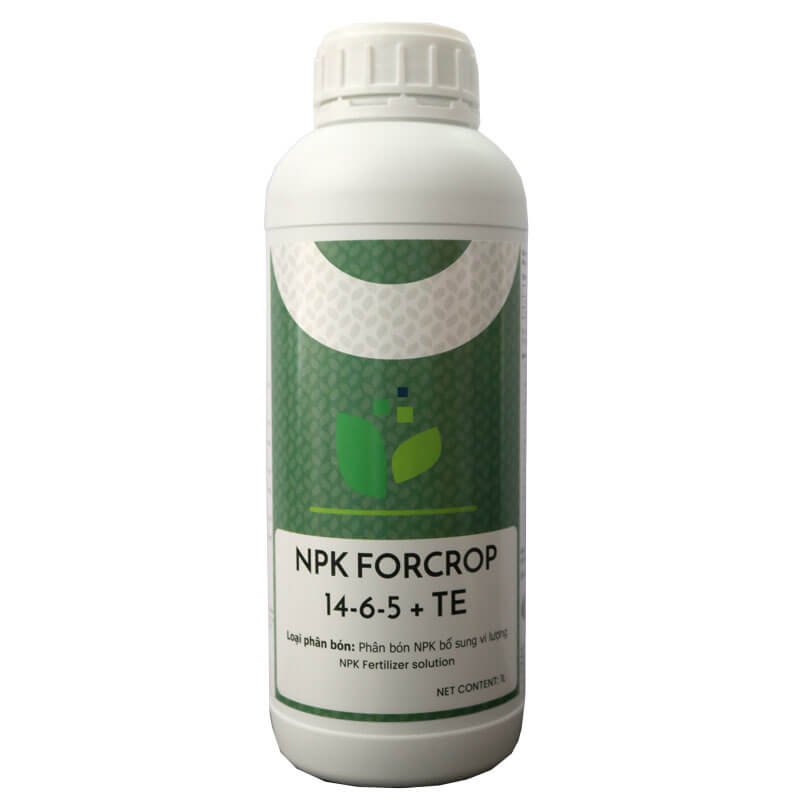Phân Bón Lá NPK Forcrop 14-6-5 + TE - Nhập khẩu 100% từ Tây Ban Nha - Giúp ra đọt, bung cành, lớn trái, lớn củ