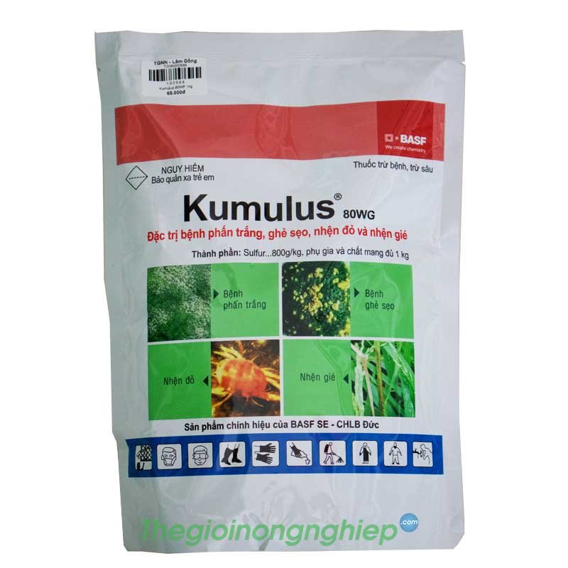 Kumulus 80WG - Thuốc Trừ Nhện Và Nấm Bệnh Hại Cây Trồng - Sulfur