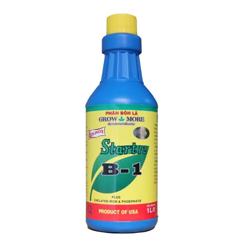 Phân bón lá Growmore Vitamin B1 - Kích thích điều hòa sinh trưởng