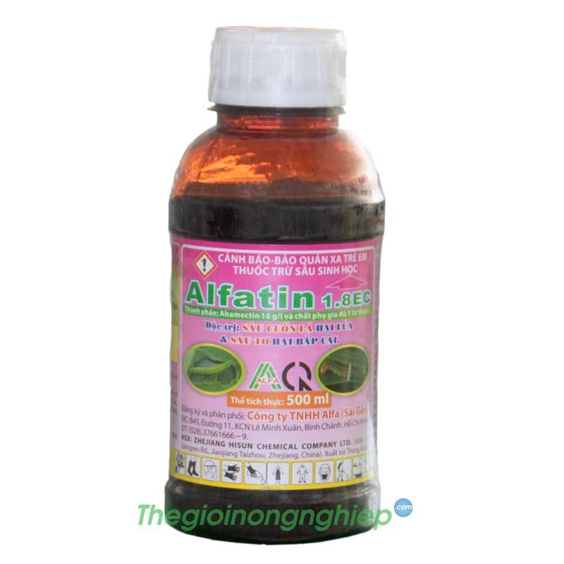 Alfatin 1.8 EC - Thuốc Trừ Sâu Sinh Học - Abamectin - Alfa Sài Gòn