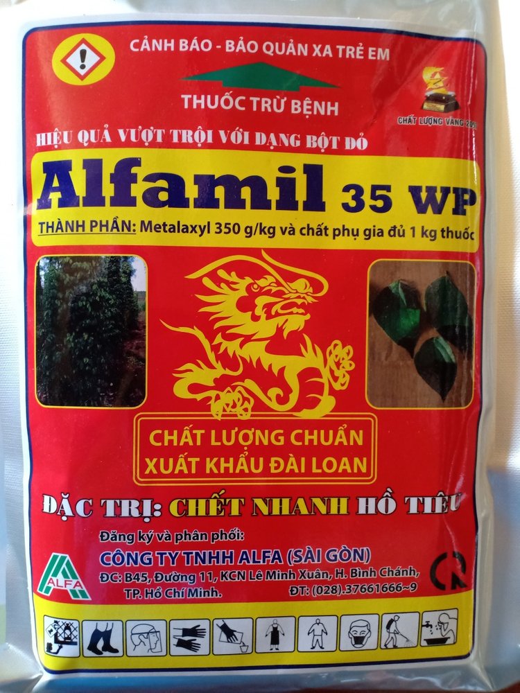 ALFAMIL 35WP - Thuốc trừ bệnh nội hấp, phổ rộng cho cây trồng