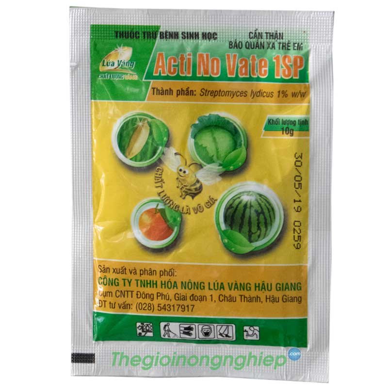 Acti No Vate 1SP - Thuốc Trừ Bệnh Sinh Học Cho Cây Trồng - Streptomyces WYEC 108