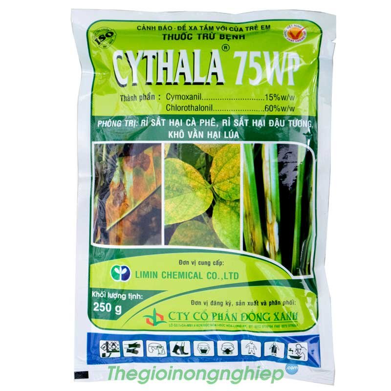 CYTHALA 75WP - Thuốc Trừ Bệnh - Rỉ Sắt, Khô Vằn - Cymonaxyl & Chlorothalonil