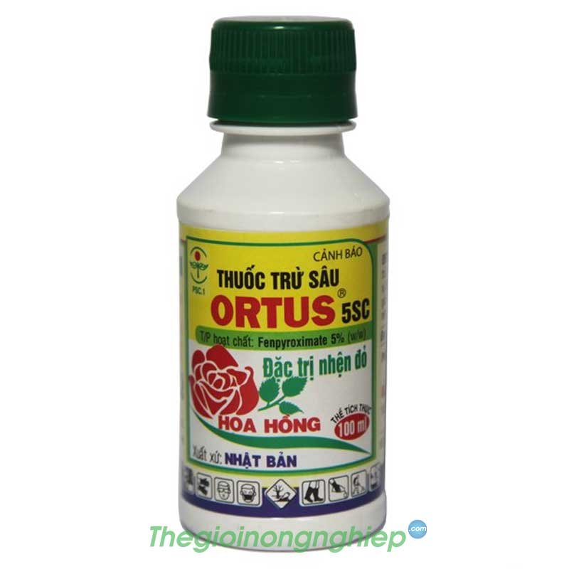 Ortus 5SC – Thuốc đặc trị nhện đỏ trên hoa hồng - Fenpyroximate