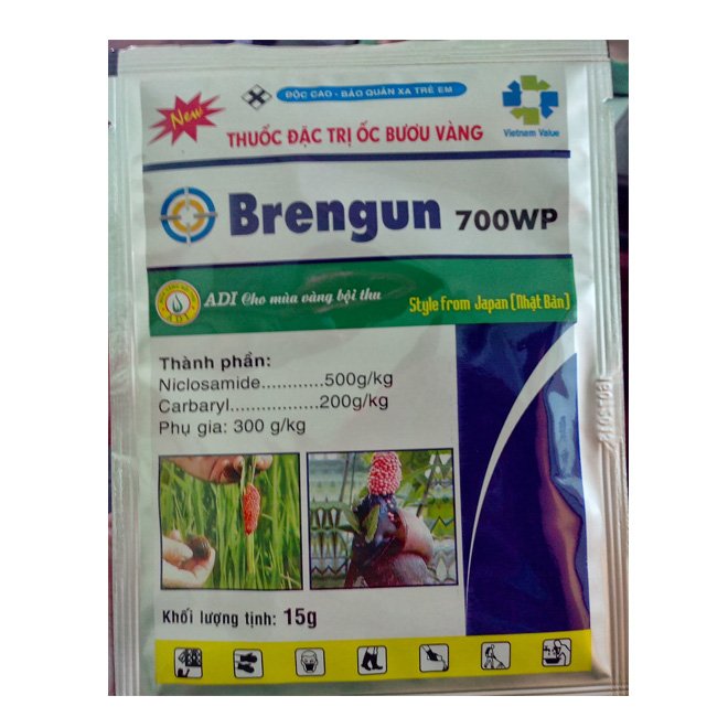Brengun 700WP - Thuốc Trừ Ốc Bươu Vàng Hại Lúa