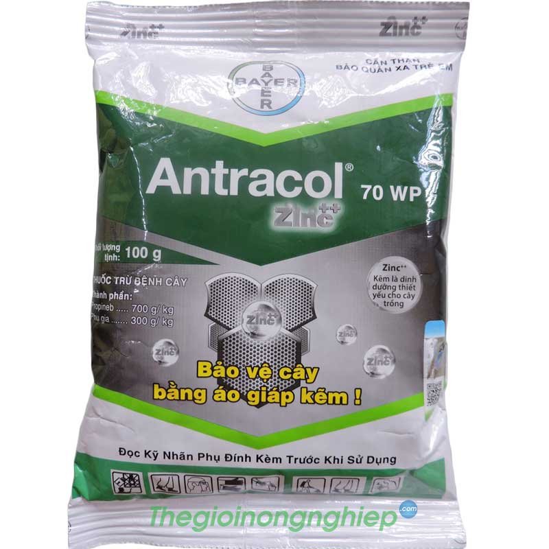 Antracol 70 WP - Thuốc Trừ Nấm Phổ Rộng Cho Cây Trồng - Propined - Bayer