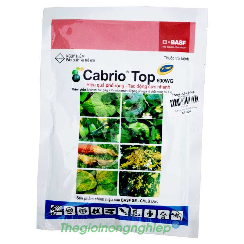 Cabrio Top 600WG - Thuốc Trừ Bệnh - Metiram Complex & Pyraclostrobin