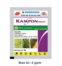 Kampon 600 WP: Thuốc trừ sâu đục thân, cuốn lá