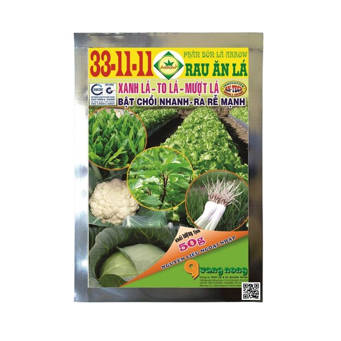 ARROW 33-11-11 CHUYÊN CHO CÂY CHÈ – BUNG ĐỌT CHÈ ĐỒNG LOẠT