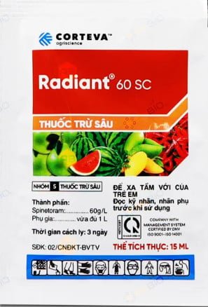 Radiant 60SC - Thuốc trừ sâu sinh học - Spinetoram - Dow AgroSciences