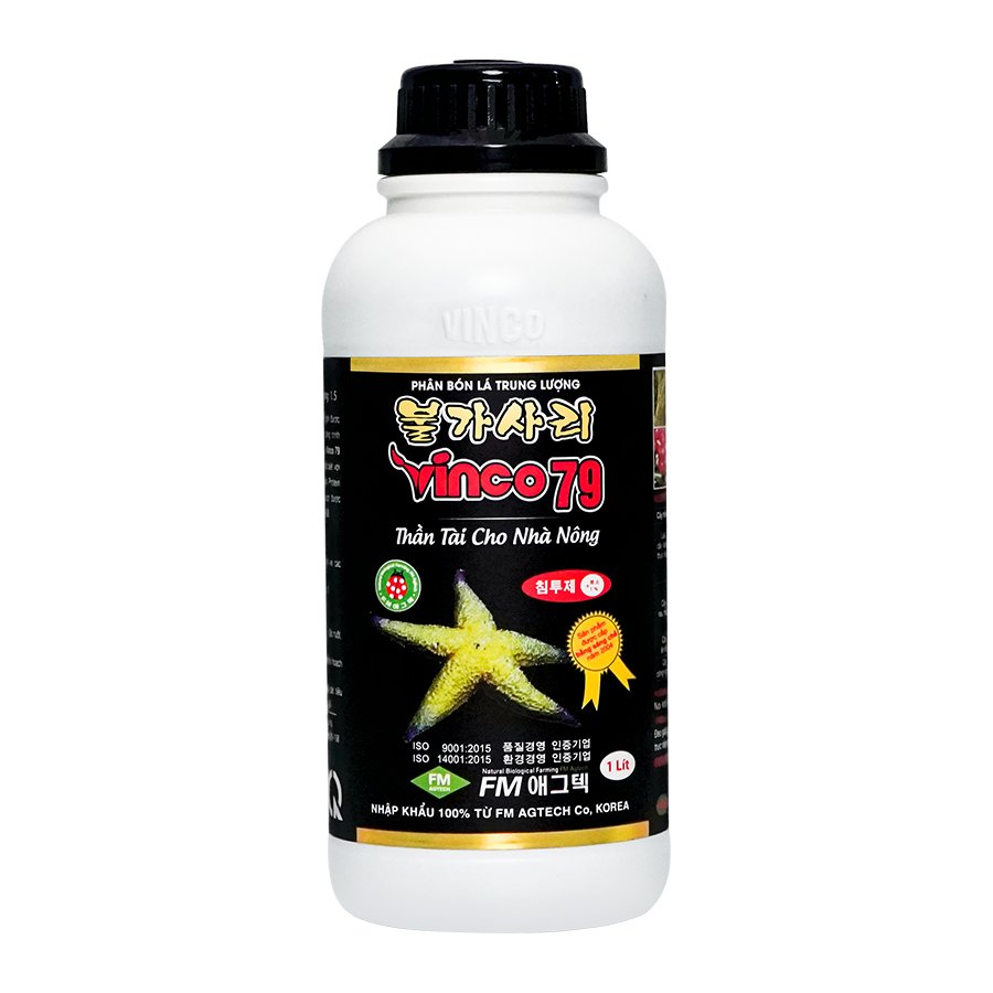 VINCO 79 - Phân Bón Lá Hữu Cơ Chiết Xuất Sao Biển - Giải Pháp Tăng Năng Suất Vượt Trội