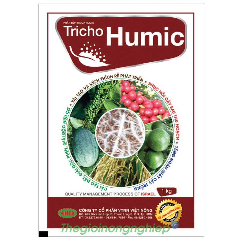 Phân Bón Tricho Humic - Cung Cấp Acid Humic Và Kali Dễ Hấp Thu Cho Cây Trồng
