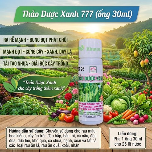 Papaya Thảo dược xanh 777 (ống 30ml)