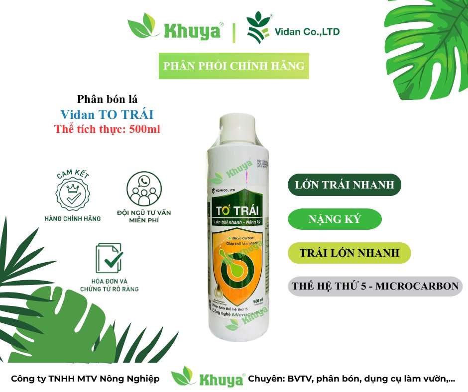 Phân vi lượng VD58 (VD To Trái) 500ml