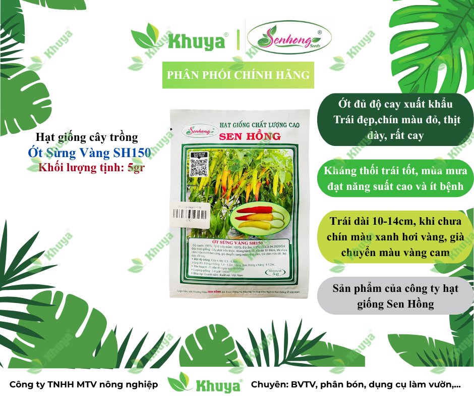 Ởt sừng vàng SH150