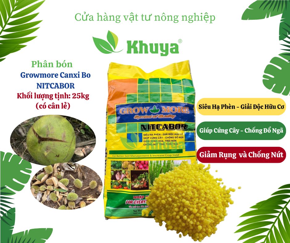 Growmore Canxi bo lẻ 1kg