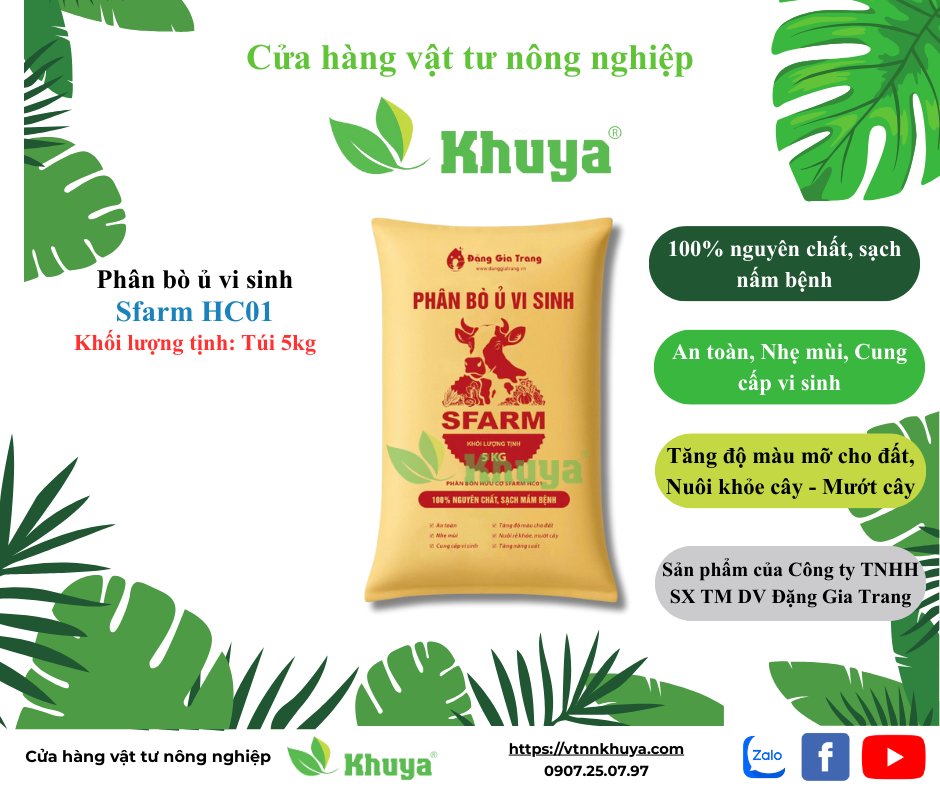 Phân bò Sfarm 5kg