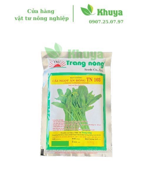Cải ngọt ăn bông Trang Nông 103 100g