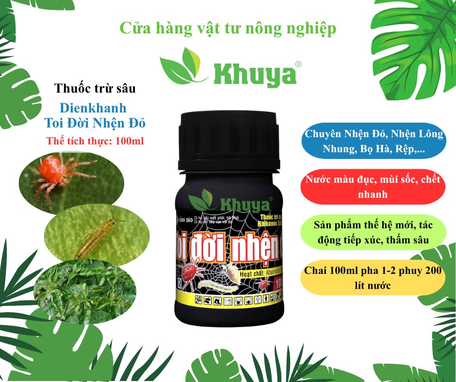 DienKhanh Toi đời nhện đỏ 100ml