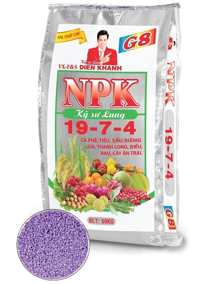 Phân 19-7-4 DienKhanh 50kg