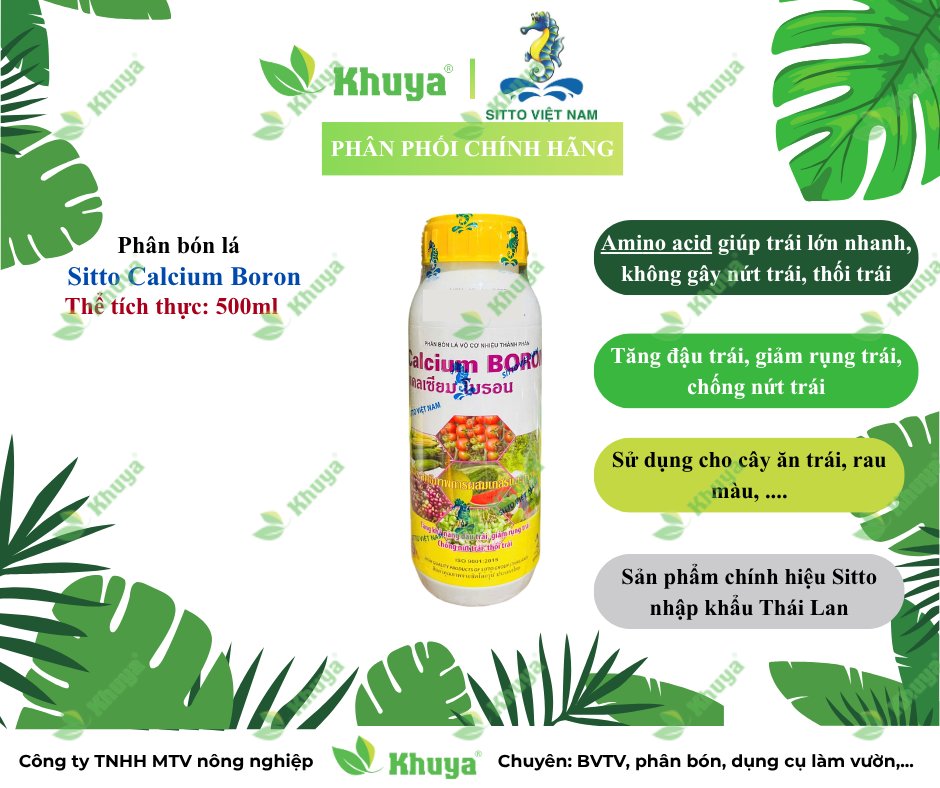 Sitto Calcium Boron 500ml
