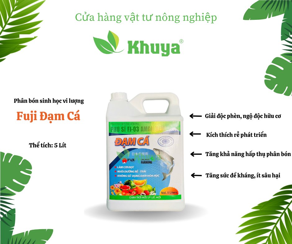 Fuji Đạm cá hồi 5 lít