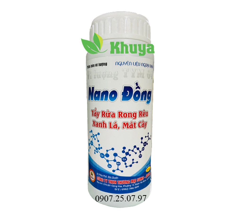 Nano đồng tẩy rong 500ml