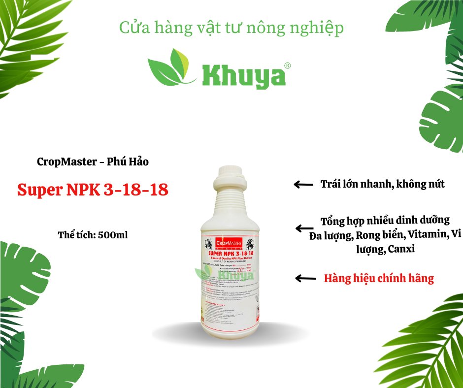 Super NPK 3-18-18 500ml