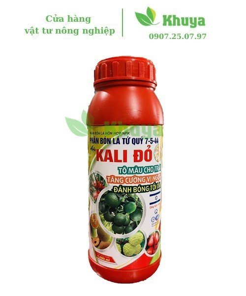 Tứ Quý Kali Đỏ lít