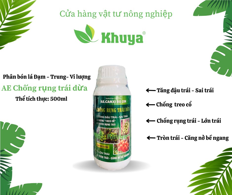 AE Chống Rụng Trái Dừa 500ml