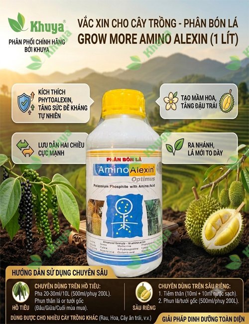 Growmore Amino Alexin 1 lít
