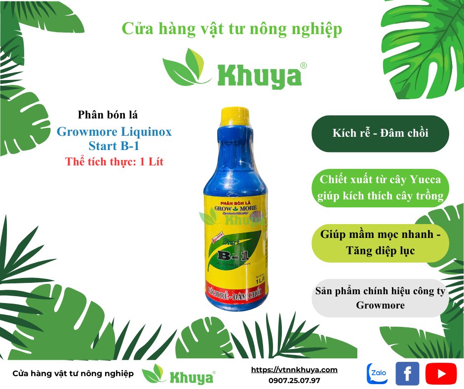 Growmore VITAMIN B1 1 lít