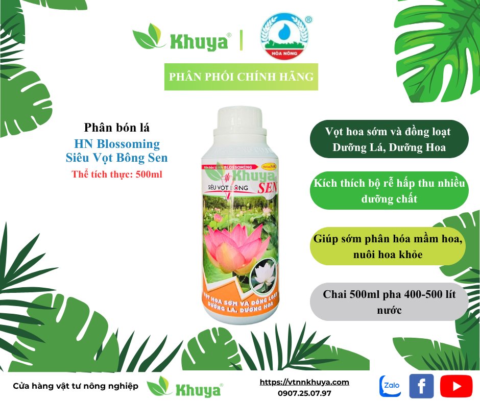 HN Siêu vọt bông sen 500ml